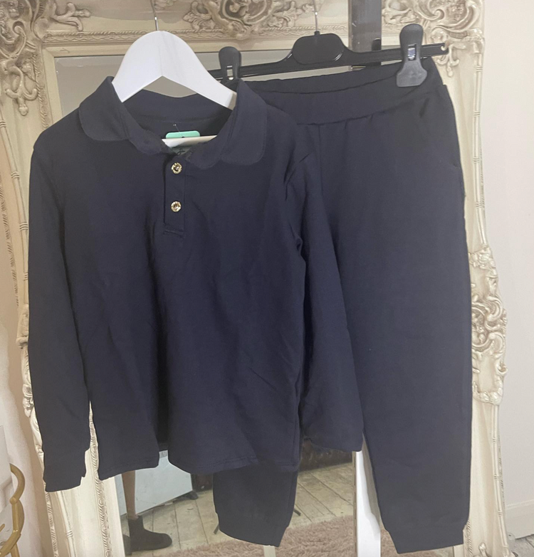 Boys navy two piece set